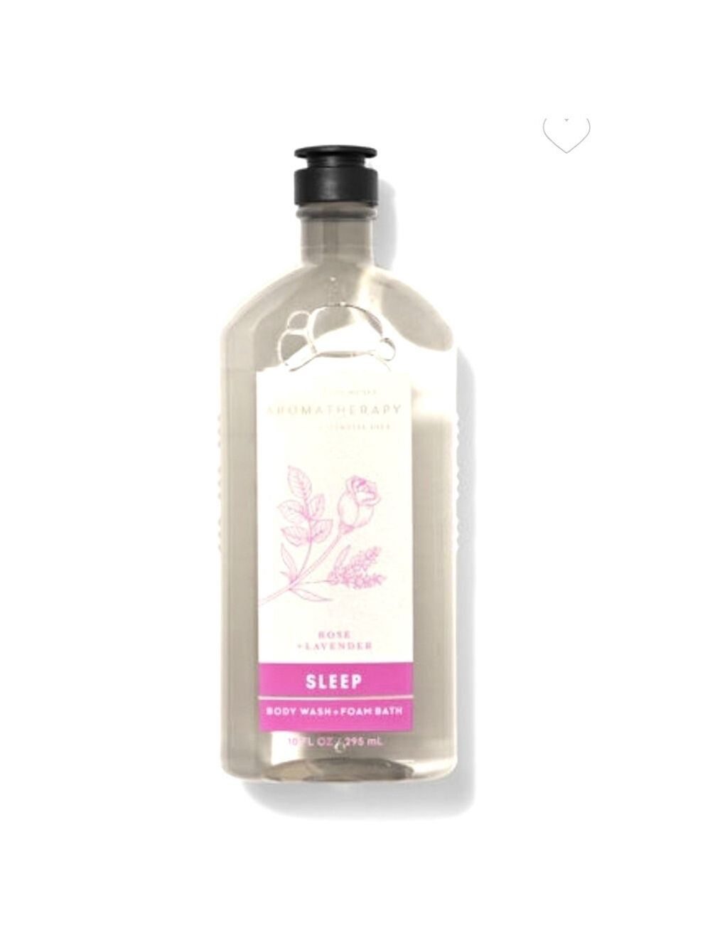 Bath & Body Works Rose Lavender Sleep Aromatherapy Body Wash